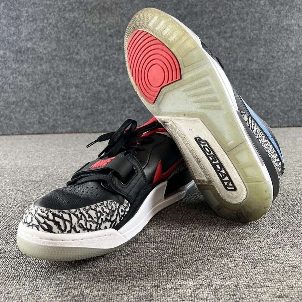 Nike Jordan Legacy 312 Low Shoes Mens 13 Black Red Blue Elephant CD7069 004 - Picture 2 of 11